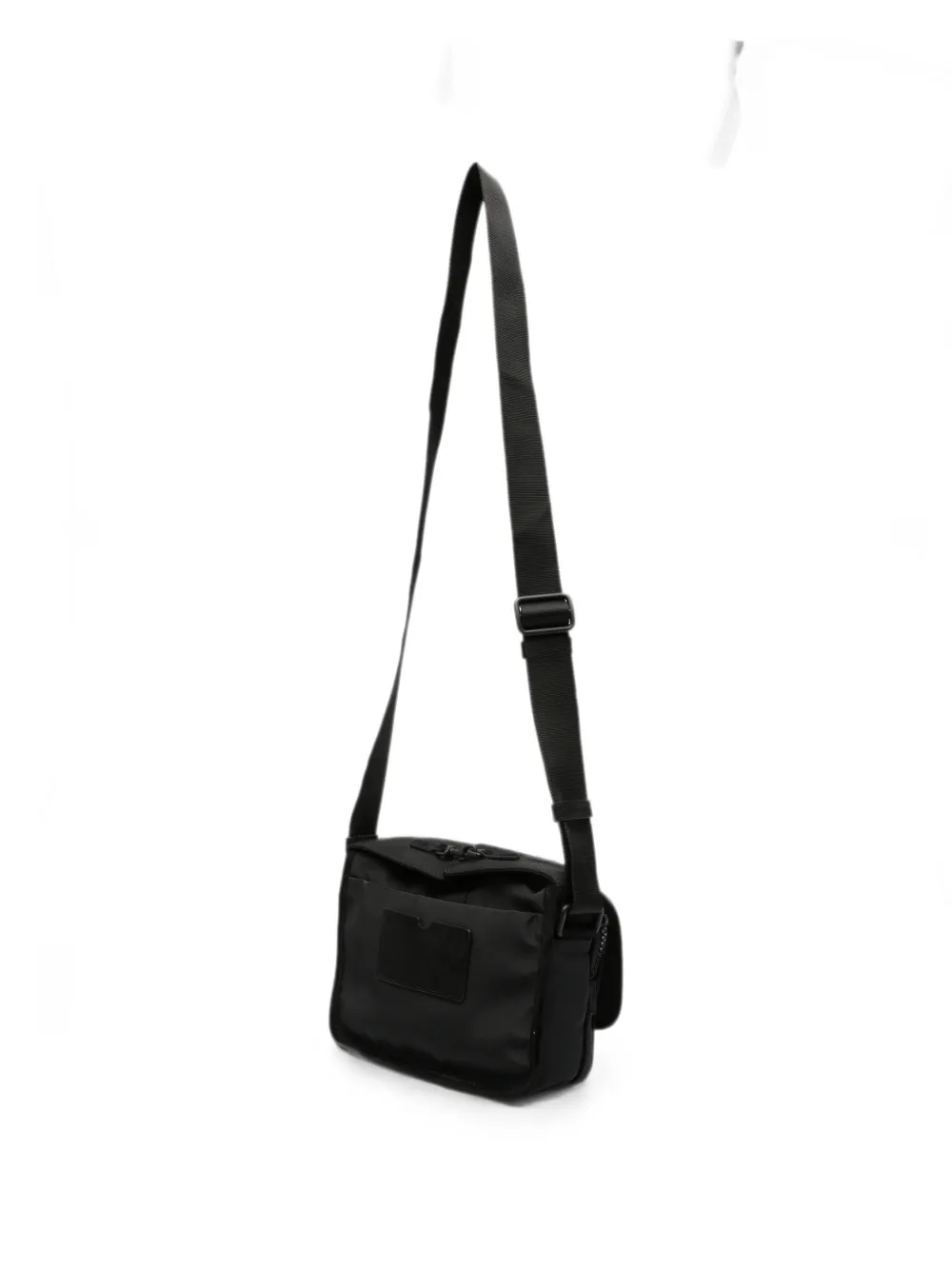 Moschino Messengertas met logoband Zwart