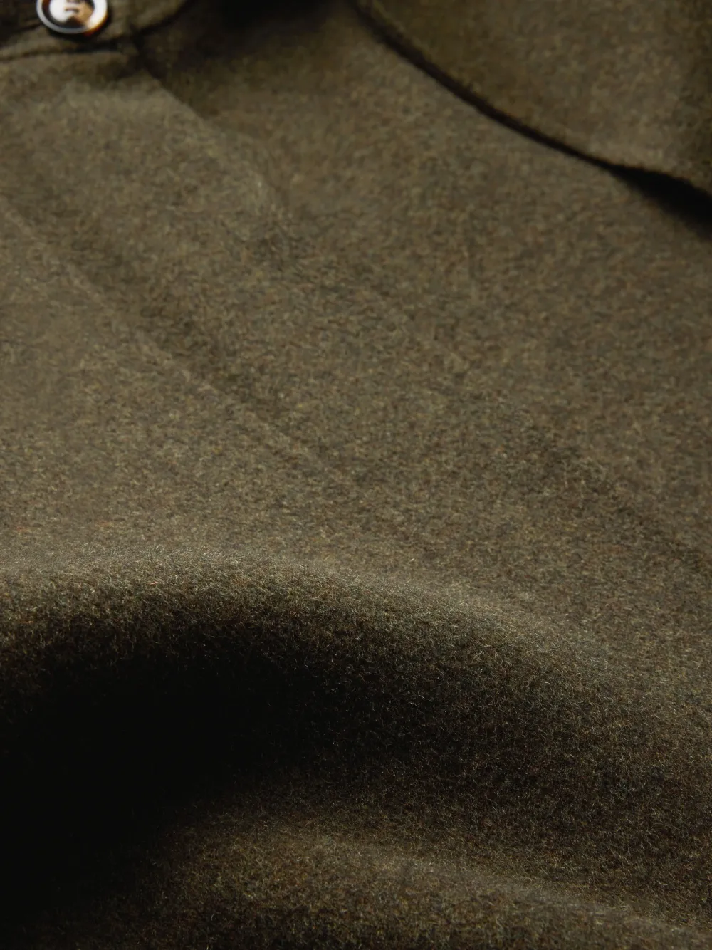 Soeur Finn jas met sjaaldetail Groen