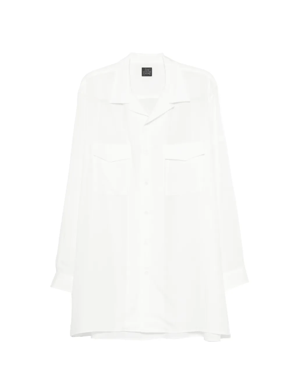 Yohji Yamamoto flap-pocket shirt - Bianco