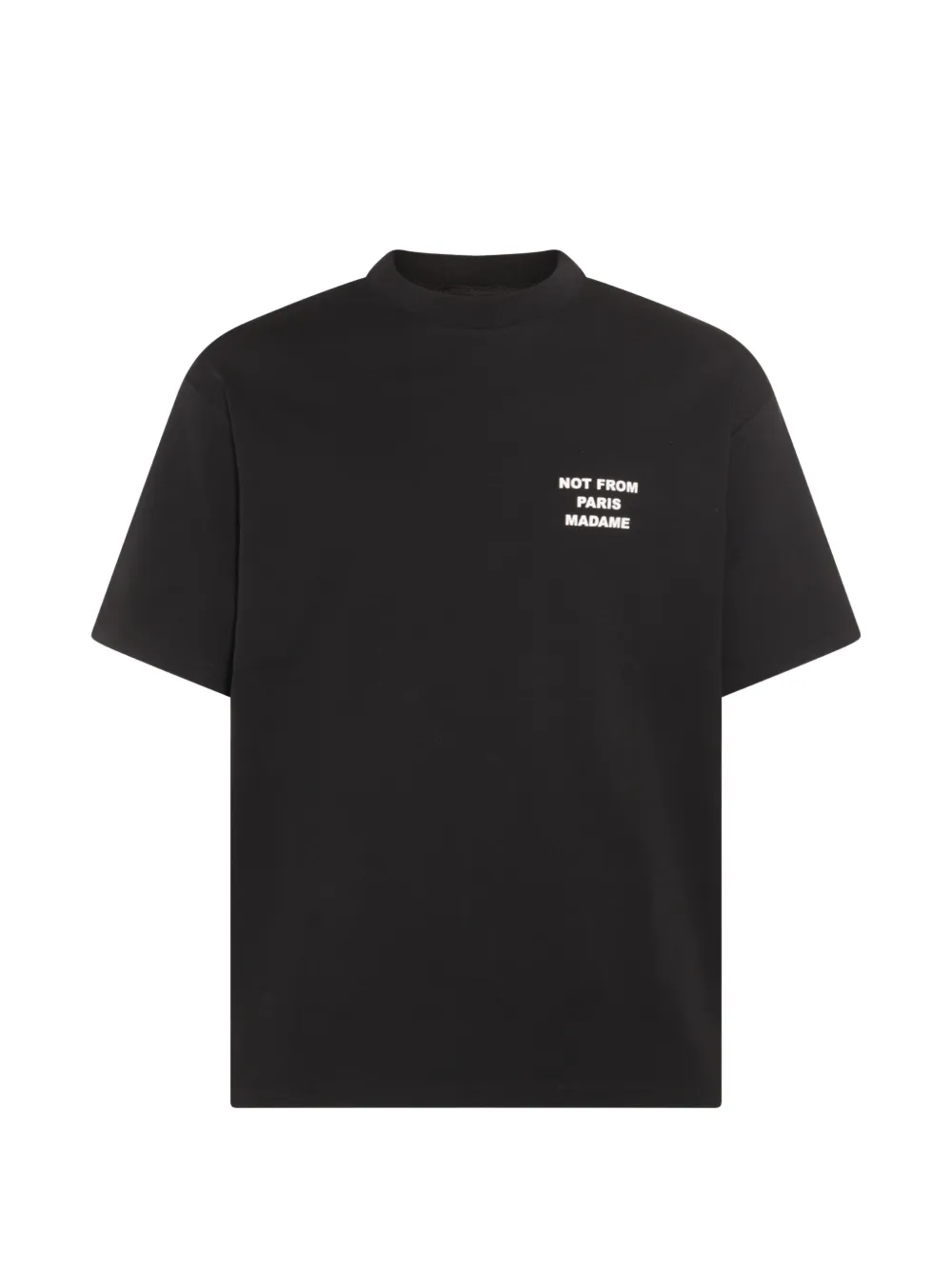 Drôle De Monsieur The Slogan T-shirt - Nero