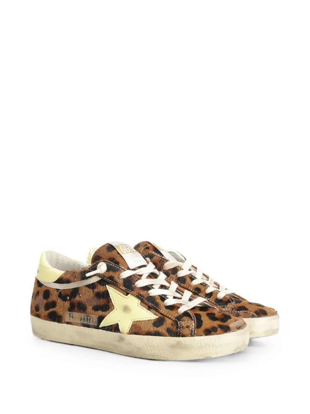 Golden Goose Super-Star leopard-print sneakers Bruin