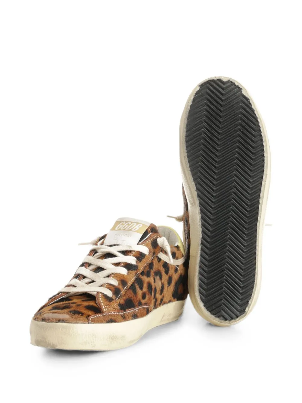Golden Goose Super-Star leopard-print sneakers Bruin
