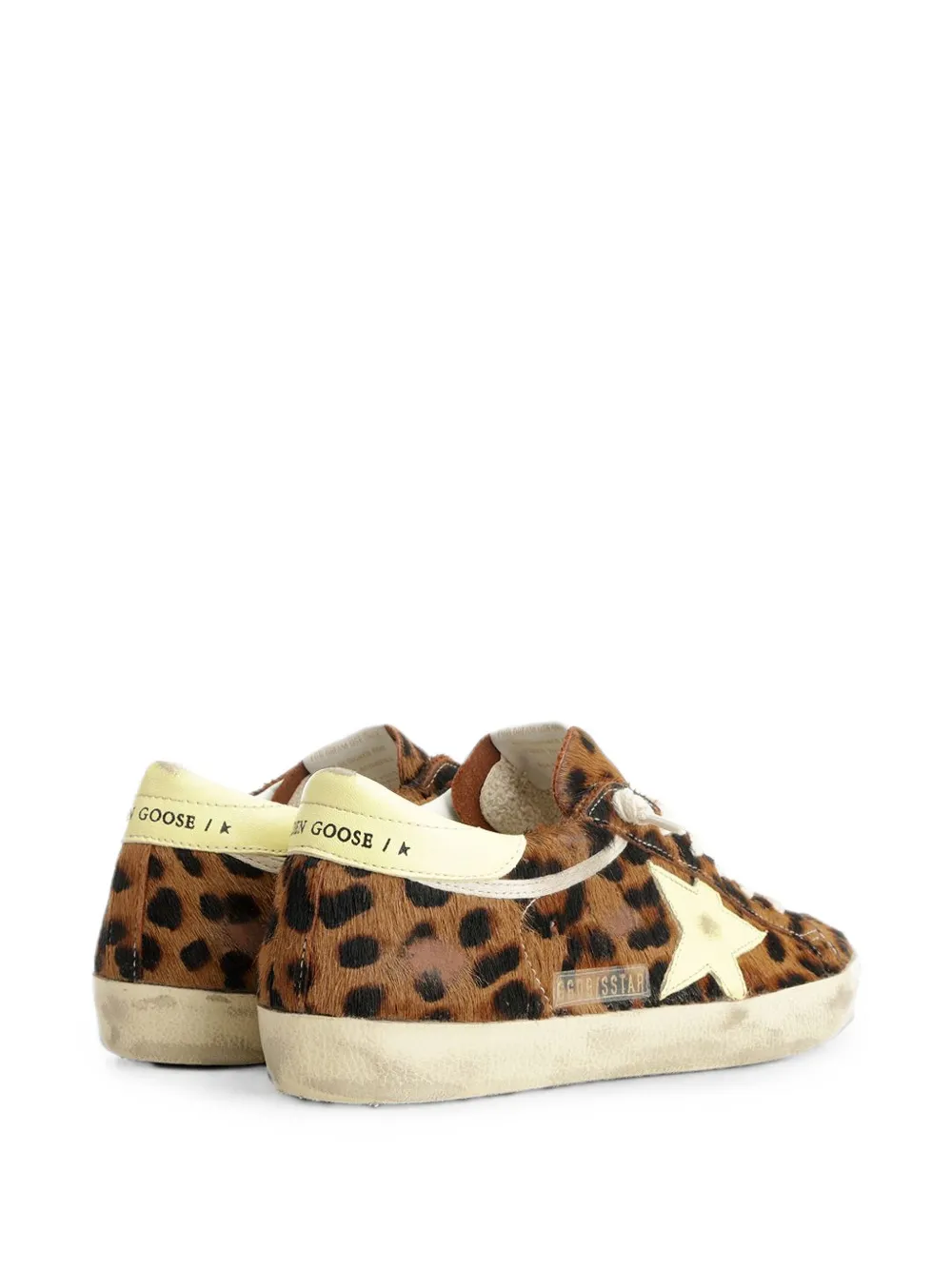 Golden Goose Super-Star leopard-print sneakers Bruin