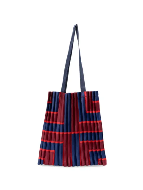 MULTITUDES BAGS Stintino pleated checked shoulder bag