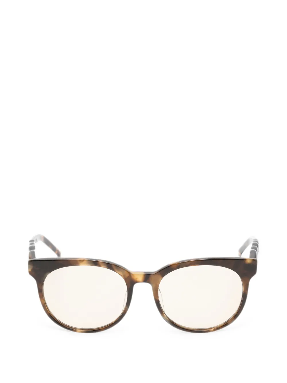 Megane and Me Olive tortoiseshell-effect sunglasses - Braun