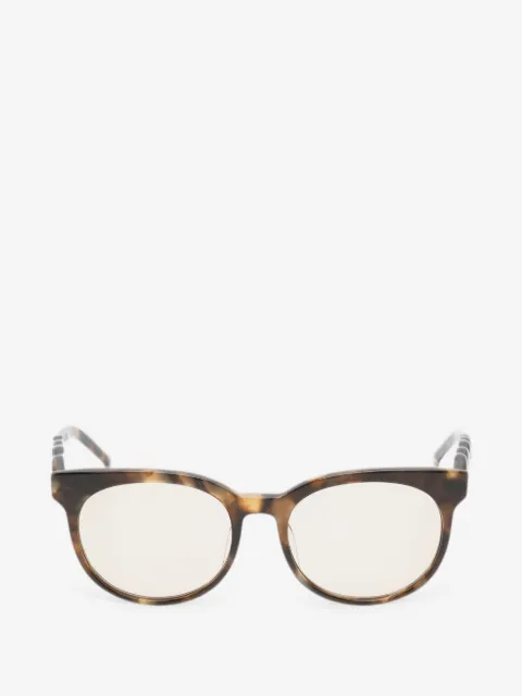 Megane and Me Olive tortoiseshell-effect sunglasses