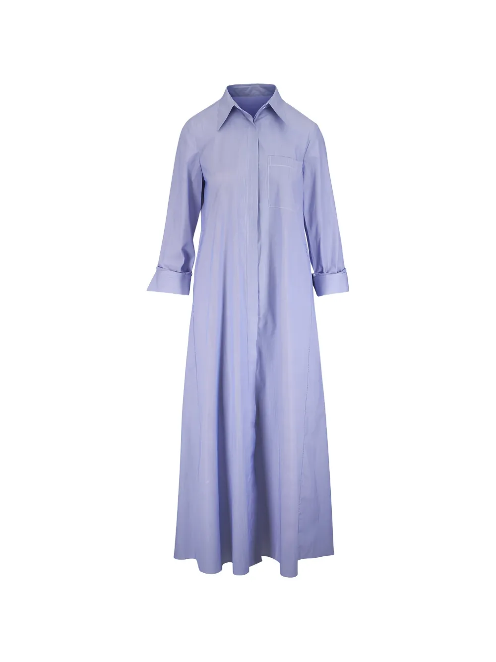 TWP striped cotton-poplin shirt dress - Blu
