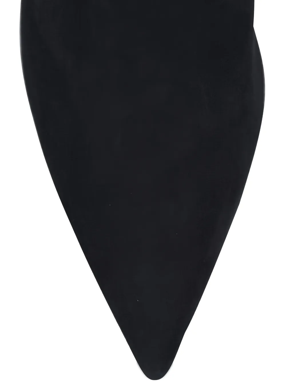 Santoni pointed-toe buckled boots Zwart