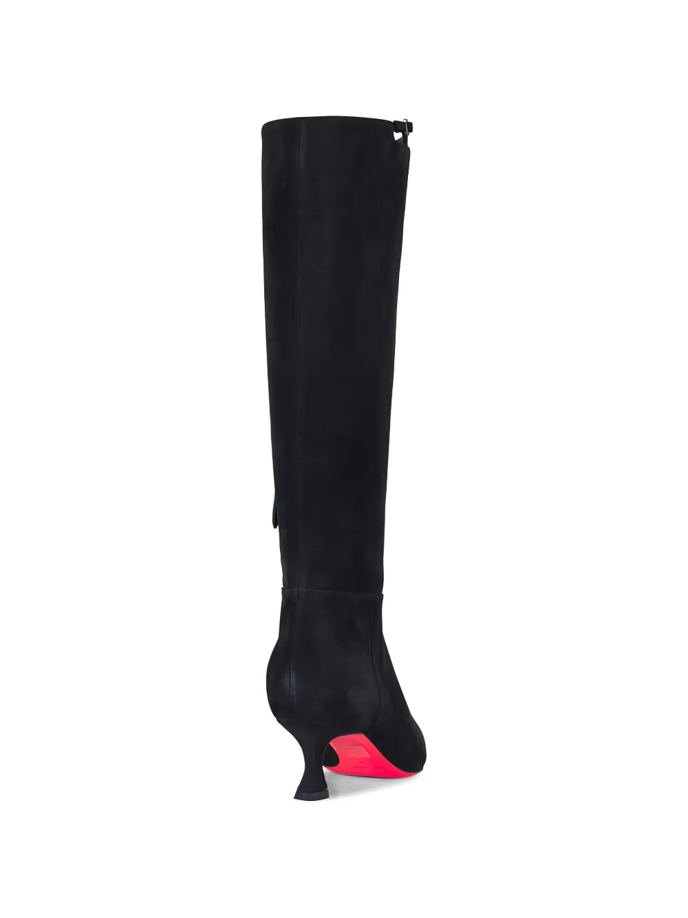 Santoni pointed-toe buckled boots Zwart
