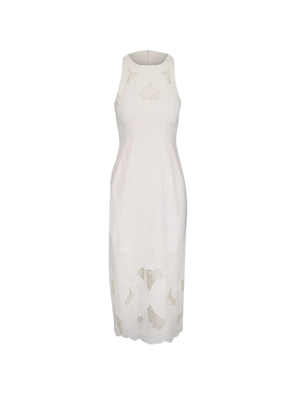 Veronica Beard broderie-anglaise sleeveless dress - Weiß