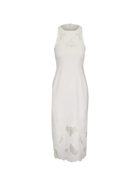 Veronica Beard broderie-anglaise sleeveless dress