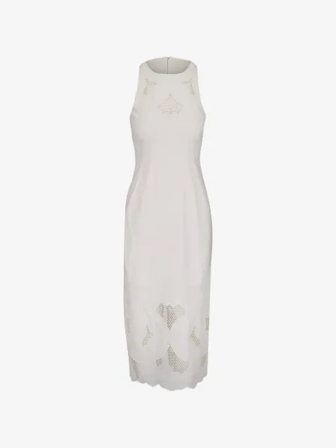 Veronica Beard broderie-anglaise sleeveless dress