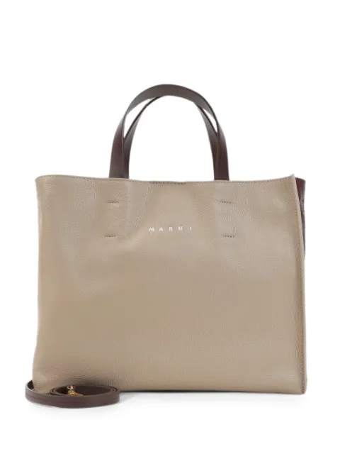 Marni tote con logo estampado