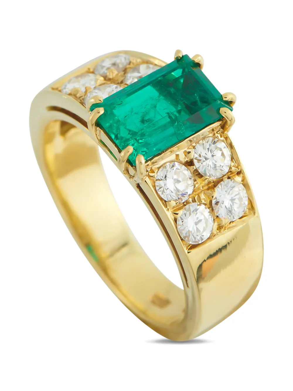 LB Exclusive emerald and diamond ring - Oro