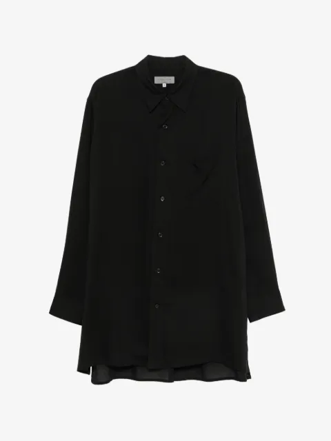 Yohji Yamamoto long-sleeve oversized shirt