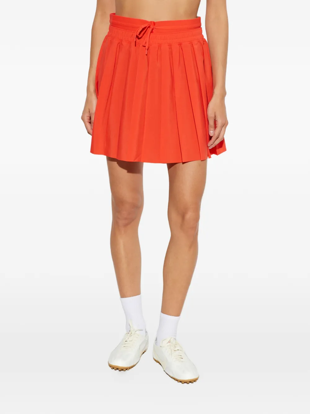 Nike Plooirok met geborduurd logo Rood