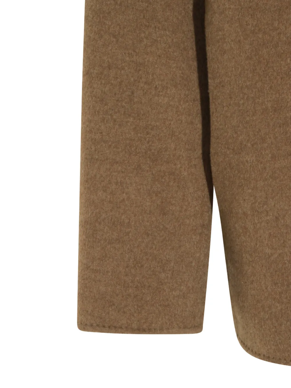 Kiton Button-up jack met zak Bruin