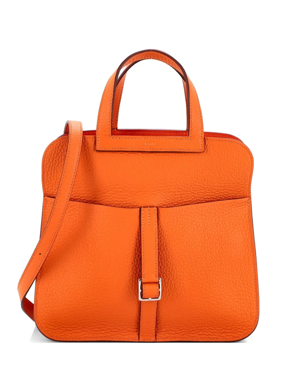 Hermès Pre-Owned Halzan Bag Clemence 25 shoulder bag - Arancione