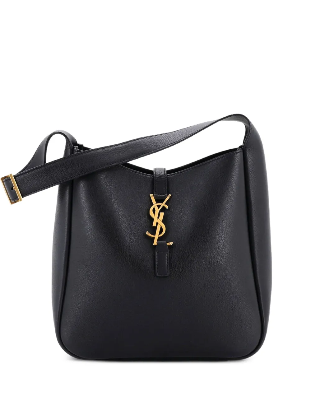 Saint Laurent Pre-Owned Le 5 a 7 Supple Leather Small hobo bag - Nero
