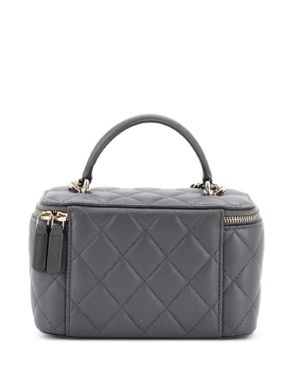 CHANEL Pre-Owned クラシック トップハンドル バニティケースウィズ