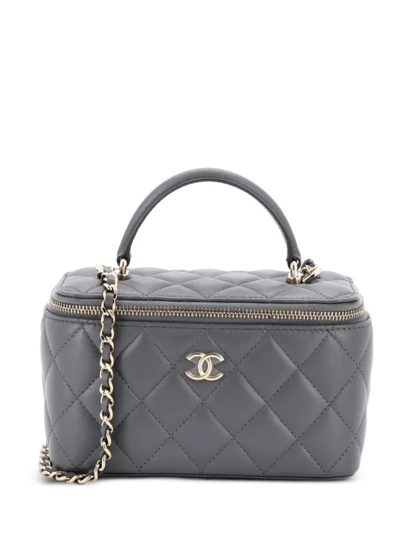 CHANEL Pre-Owned クラシック トップハンドル バニティケースウィズ