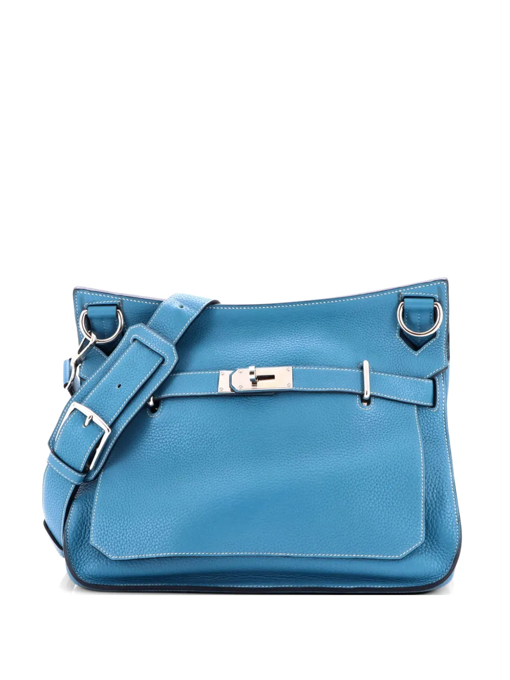 Hermès Pre-Owned Jypsiere Bag Clemence 34 crossbody bag - Blu