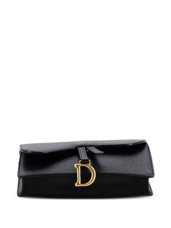 Christian Dior 黒 レザー ベルト d9 Christian Dior クリスチャン