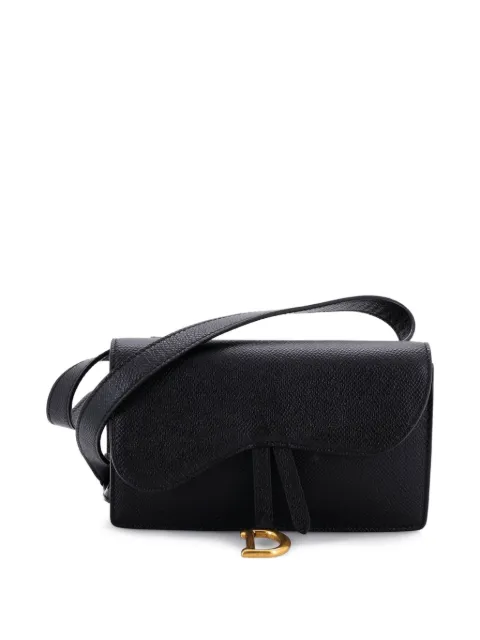 Christian Dior Pre-Owned Saddle Rectangular Leather belt bag