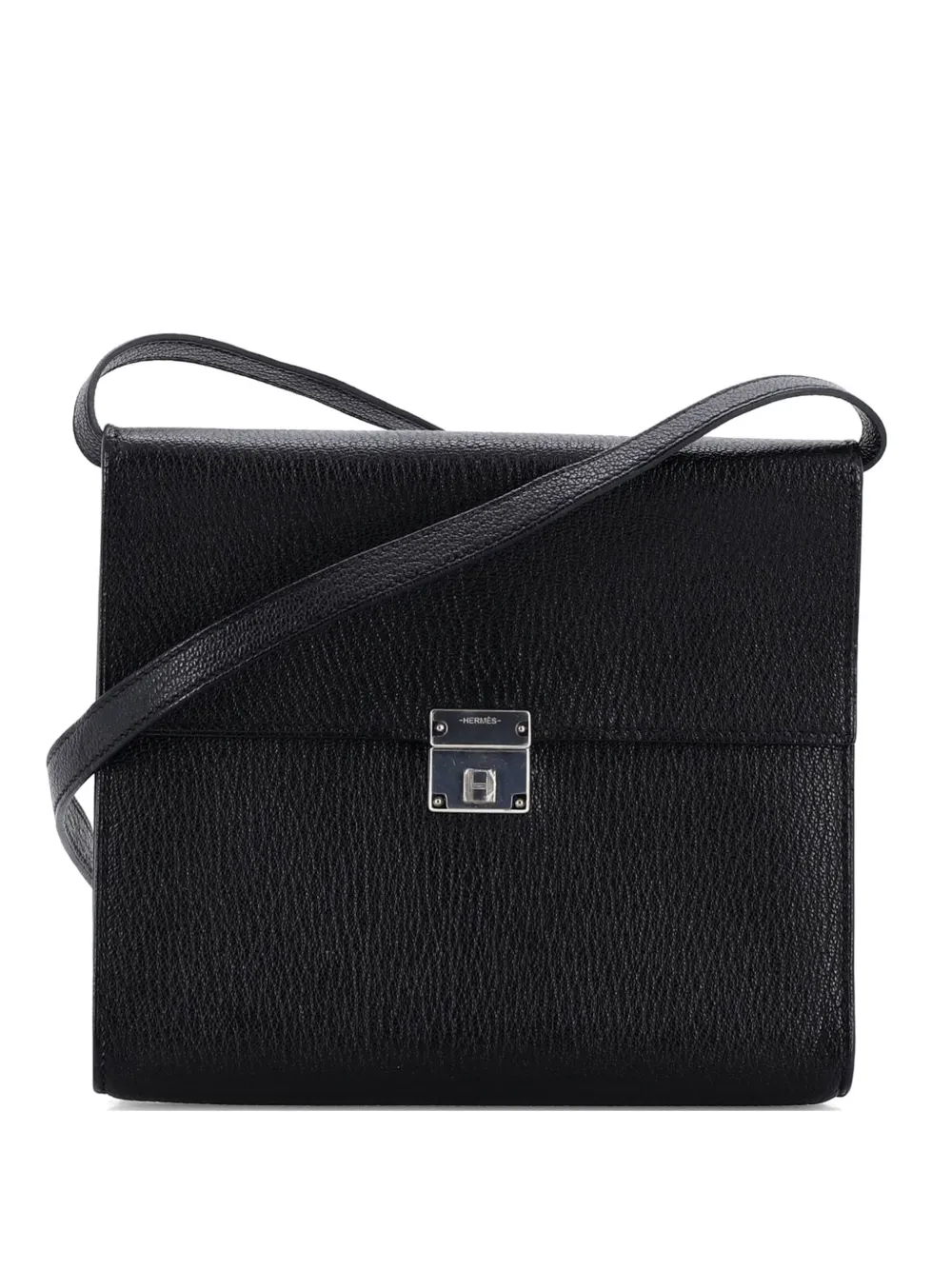 Hermès Pre-Owned Clic Wallet on Strap Chevre Mysore 16 shoulder bag - Nero