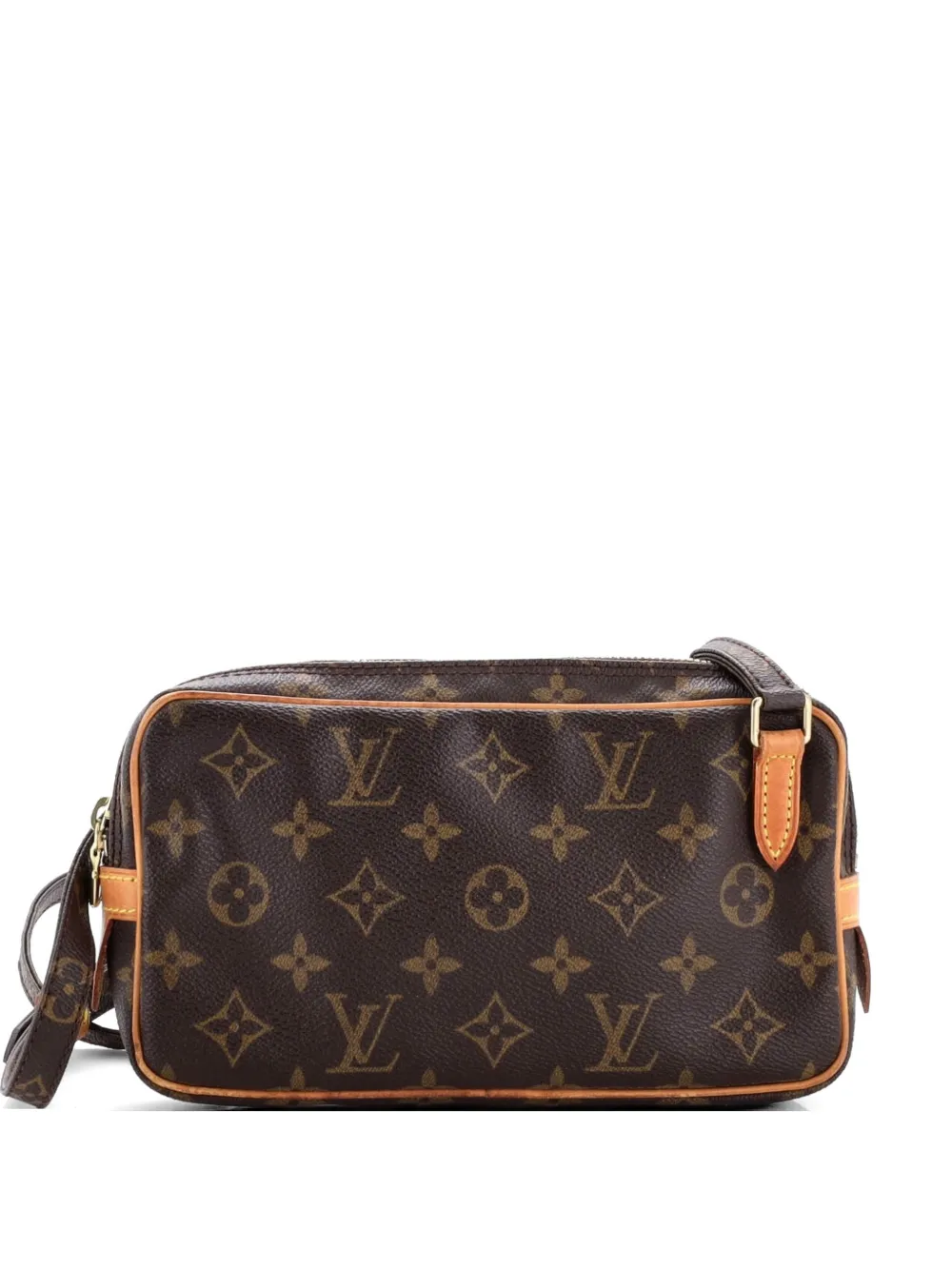 Louis Vuitton Pre-Owned Pochette Marly Bandouliere in tela con monogramma e tracolla - Marrone