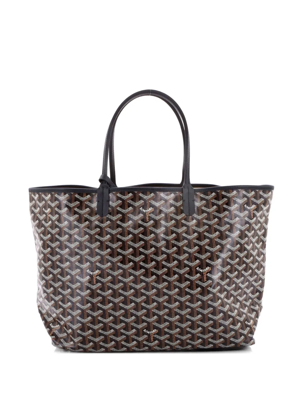 Goyard Pre-Owned Borsa tote Saint Louis GM in tela cerata - Nero