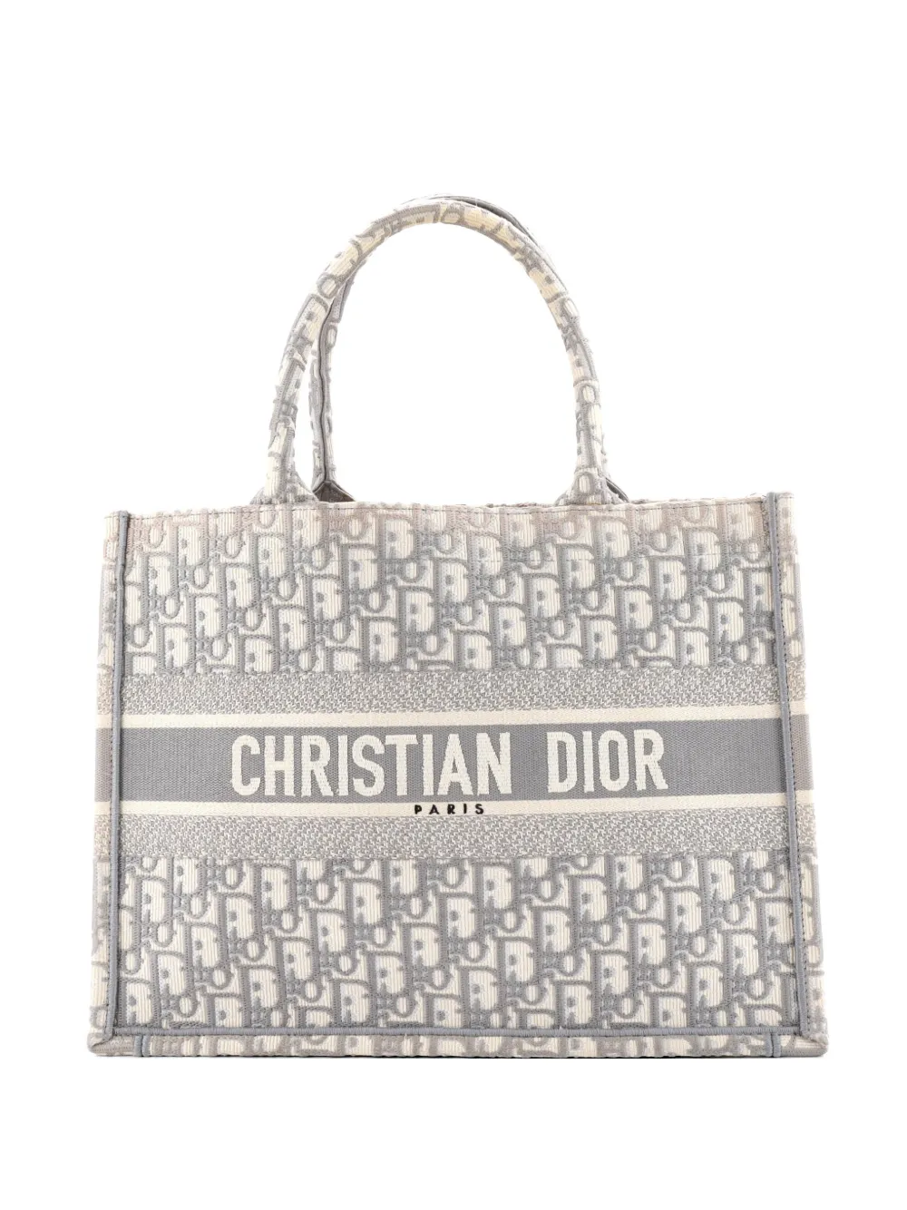 Christian Dior Pre-Owned Book Oblique Canvas Medium tote bag - Grau