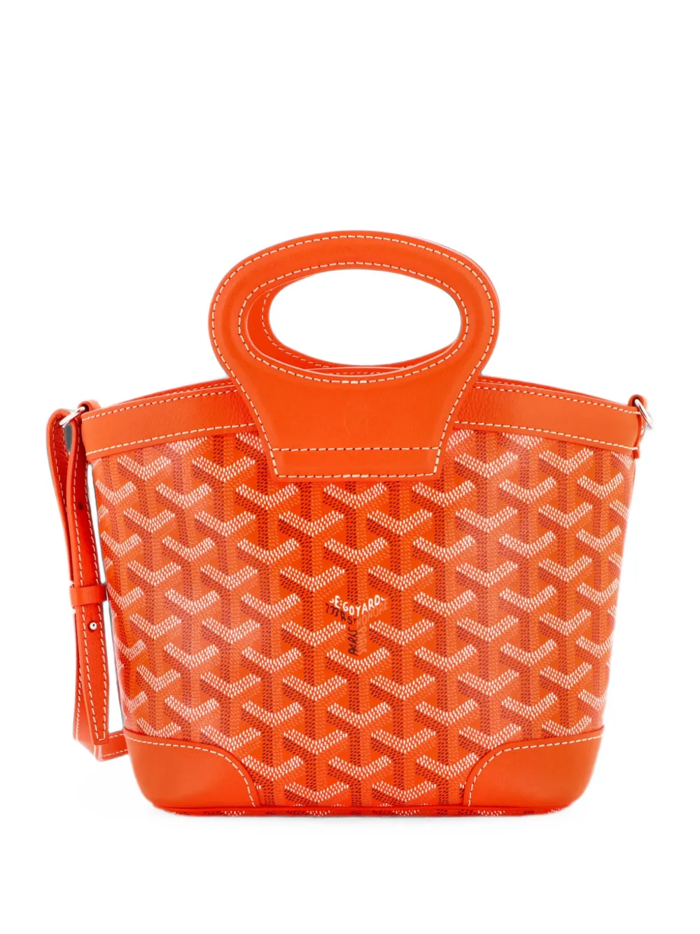 Goyard Pre-Owned Mini Beluga Tote Bag aus beschichtetem Canvas - Orange