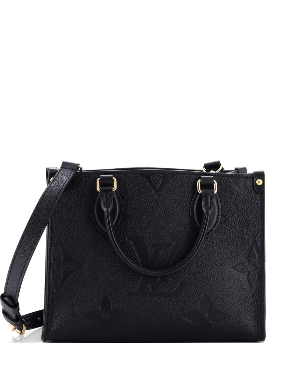 Louis Vuitton Pre-Owned Borsa a spalla OnTheGo con monogramma - Nero