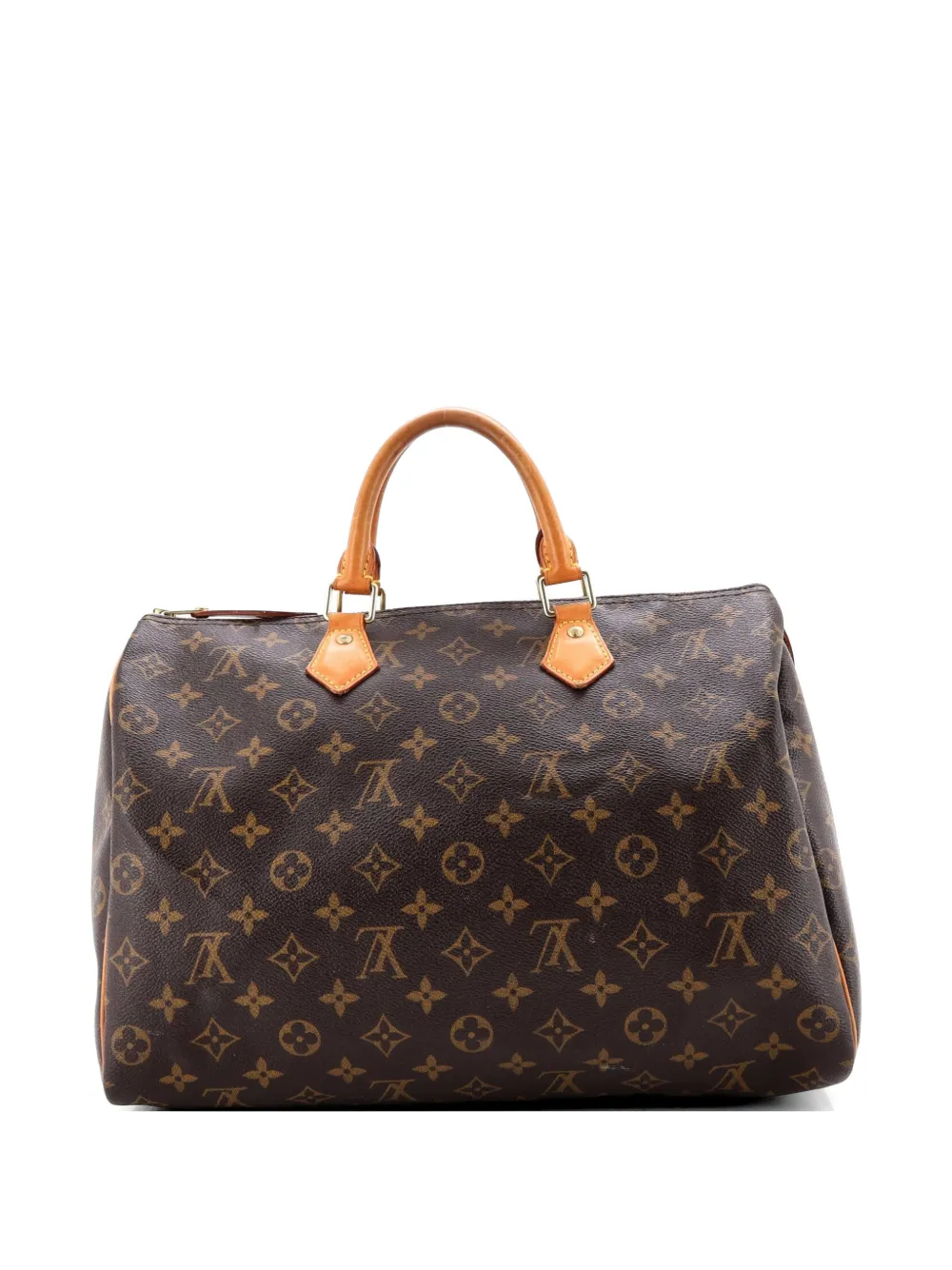 Louis Vuitton Pre-Owned Borsa a tracolla Speedy 35 in tela - Marrone