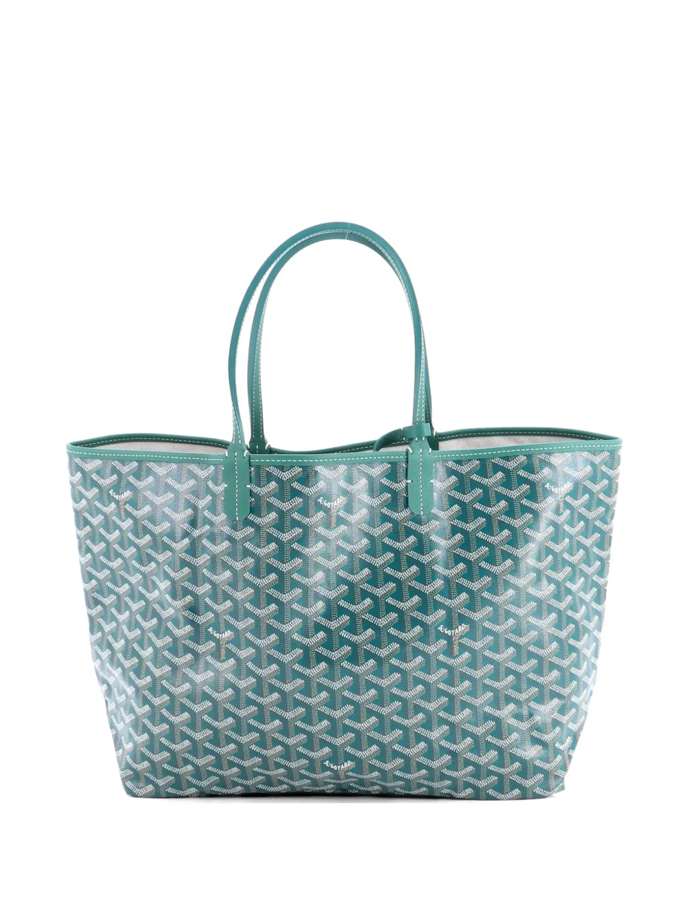 Goyard Pre-Owned Borsa tote Saint Louis PM in tela cerata - Verde