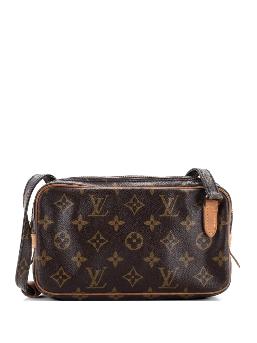Louis Vuitton Pre-Owned Pochette Marly Bandouliere in tela con monogramma e tracolla - Marrone