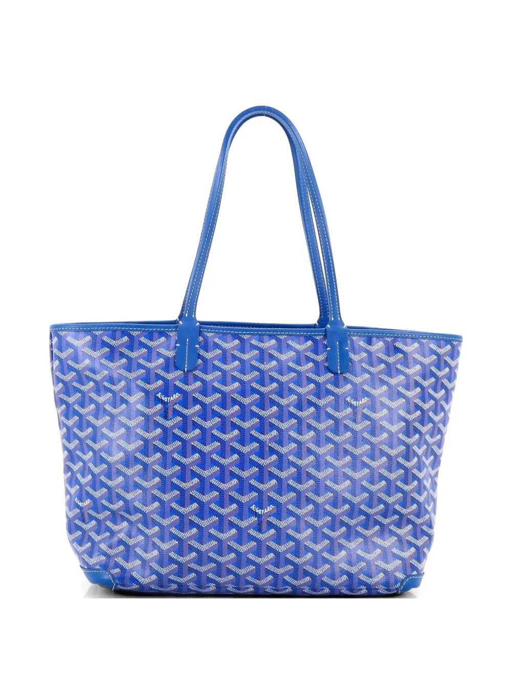 Goyard Pre-Owned Borsa tote Artois PM in tela cerata - Blu