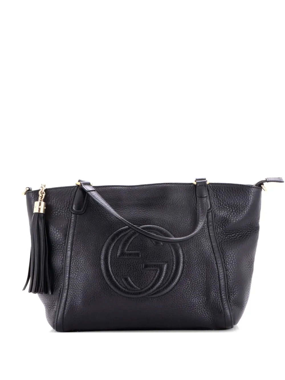 Gucci Pre-Owned Borsa a tracolla Soho piccola convertibile in pelle con manico - Nero