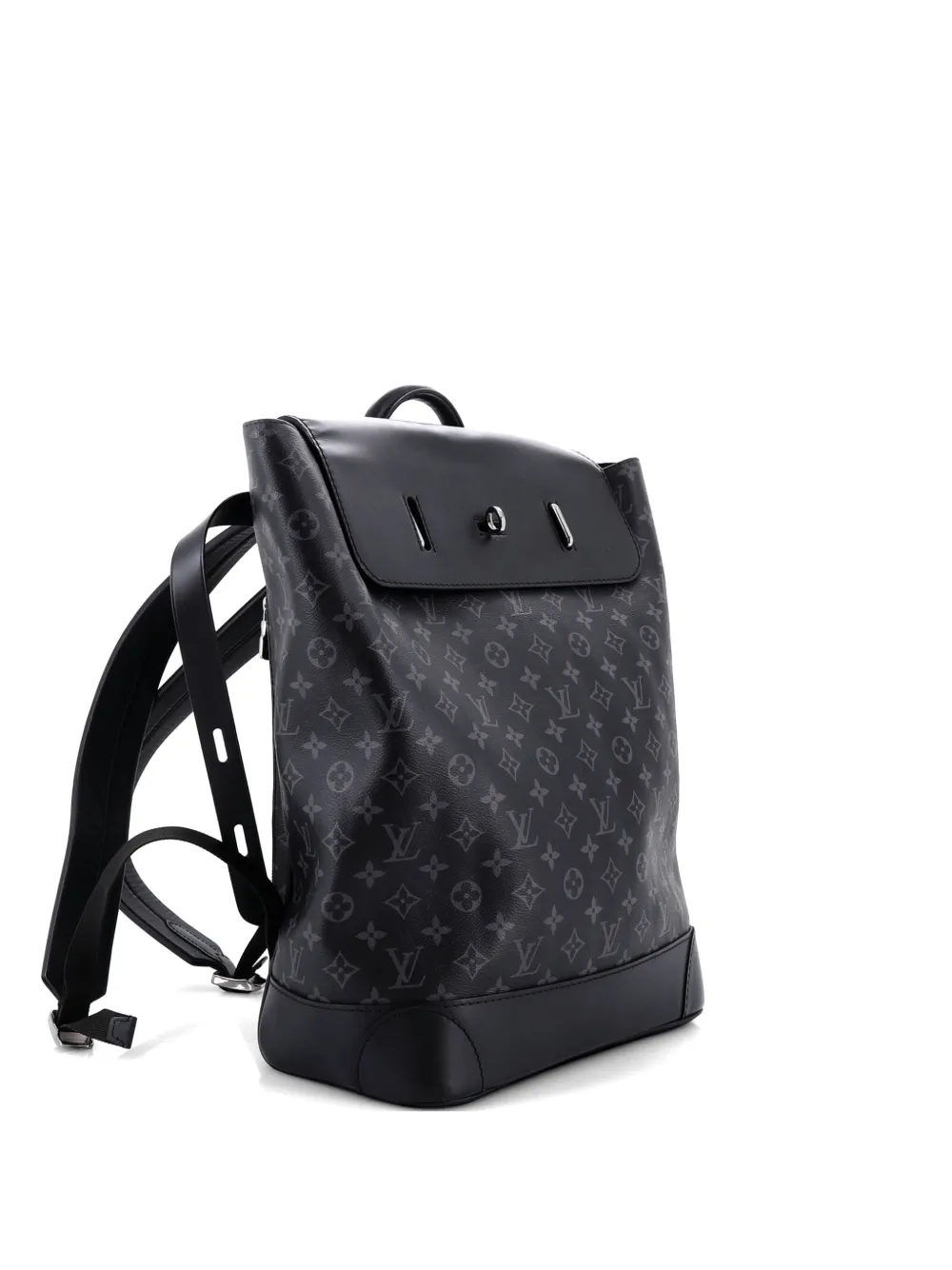 Louis Vuitton Pre-Owned Steamer Monogram Eclipse Canvas backpack - Grigio