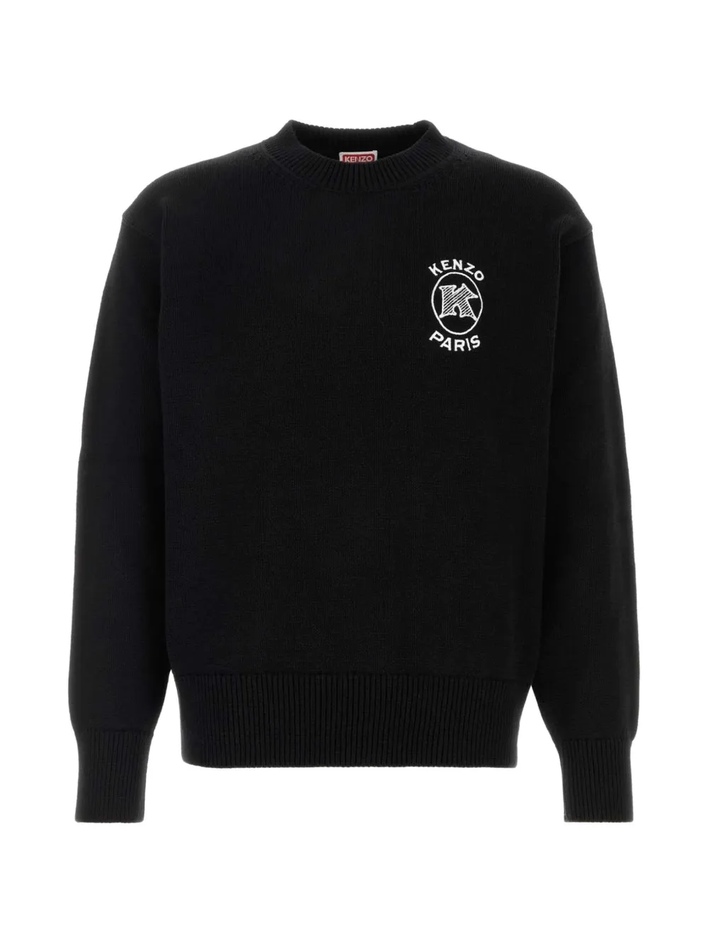 Kenzo logo-embroidery sweater - Nero