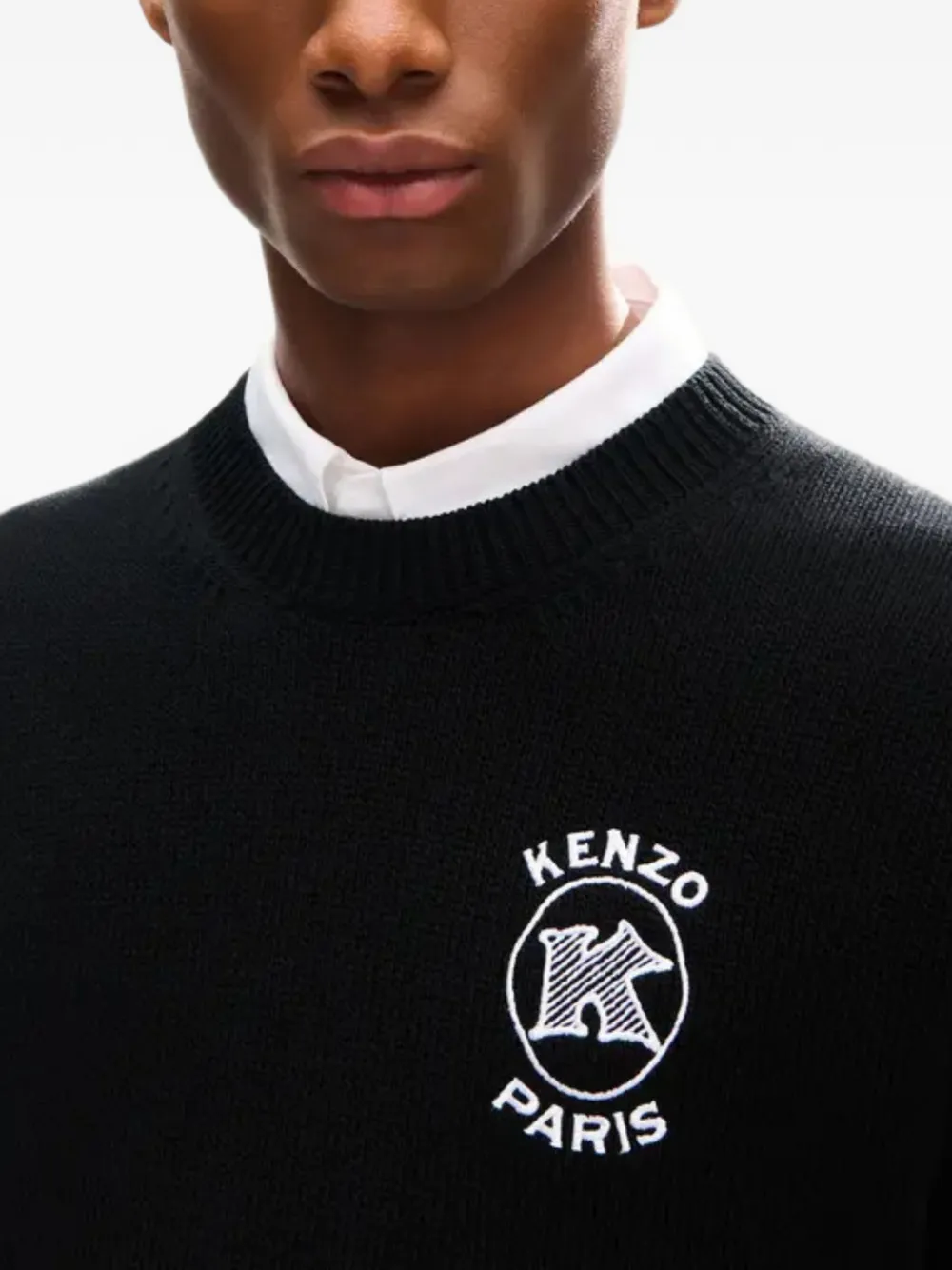Kenzo Trui met geborduurd logo Zwart