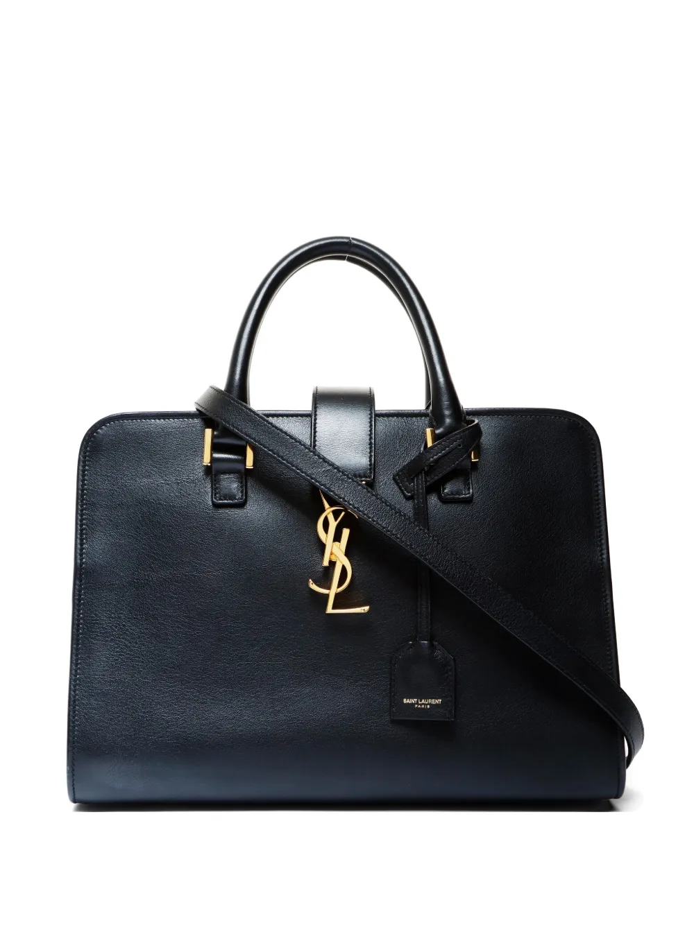 Saint Laurent Pre-Owned 2010s-2020s Baby Cabas shoulder bag - Black