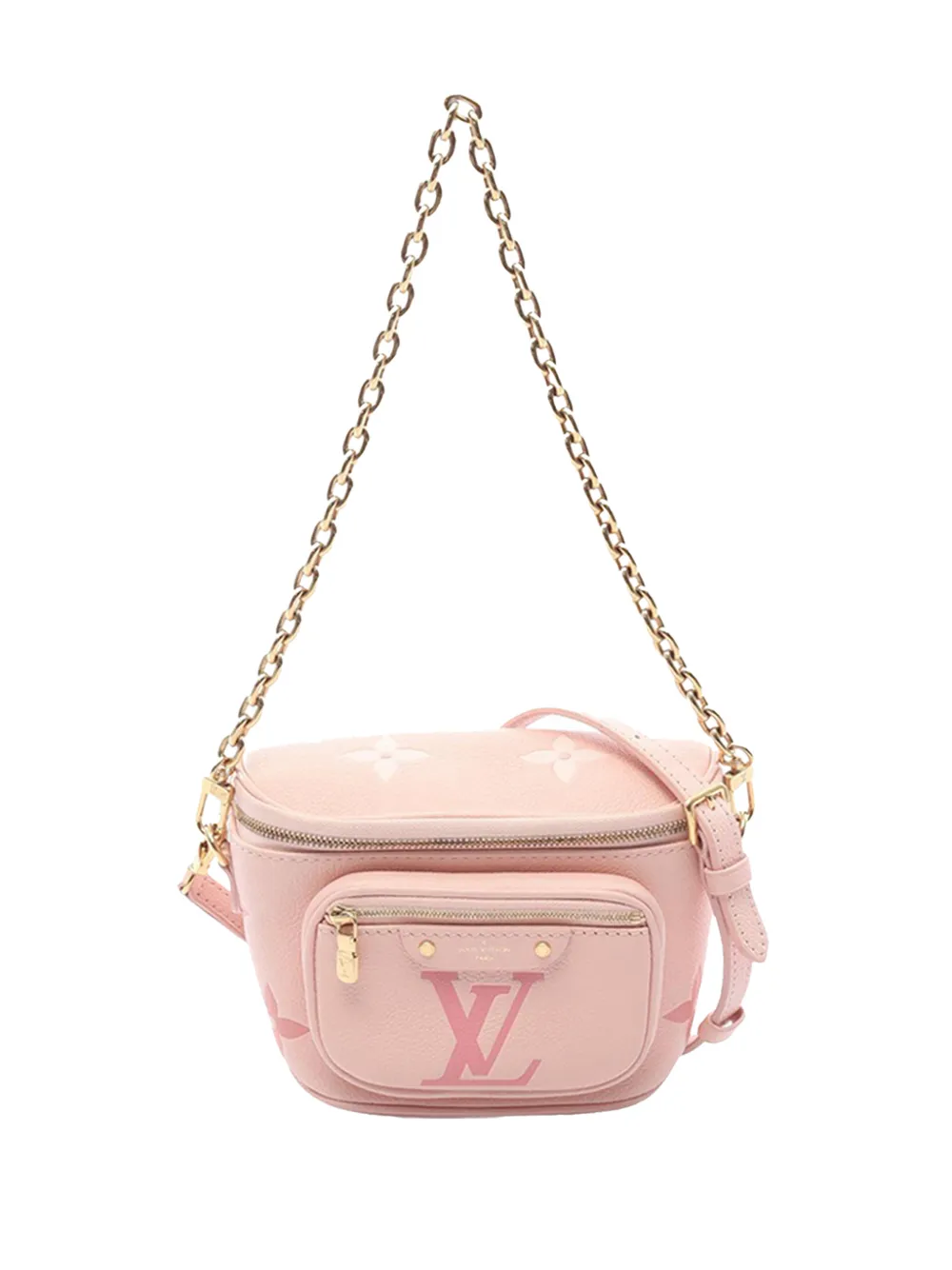 Louis Vuitton Pre-Owned 2021-2026 Monogram Empreinte Giant By The Pool Mini Bumbag satchel - Rosa