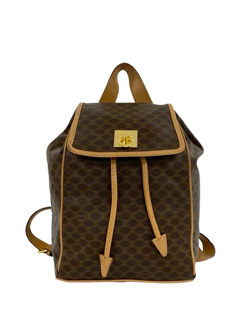 Celine Pre-Owned 2014 Macadam backpack - Marrone