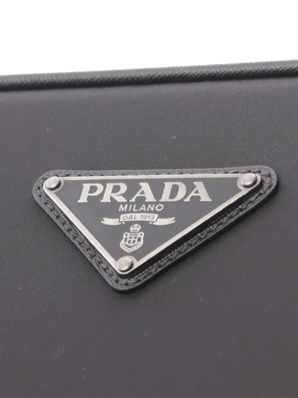 Prada Pre-Owned 2013-2026 Tessuto And Saffiano Trimmed Trolley