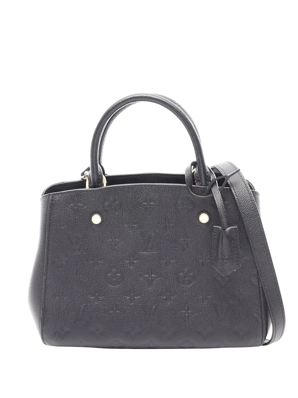 Louis Vuitton Pre-Owned 2015 Monogram Empreinte Montaigne BB satchel - Schwarz