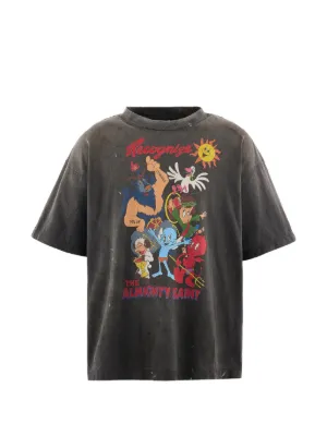 SAINT MXXXXXX x Death Note Print T-shirt | Grey | FARFETCH