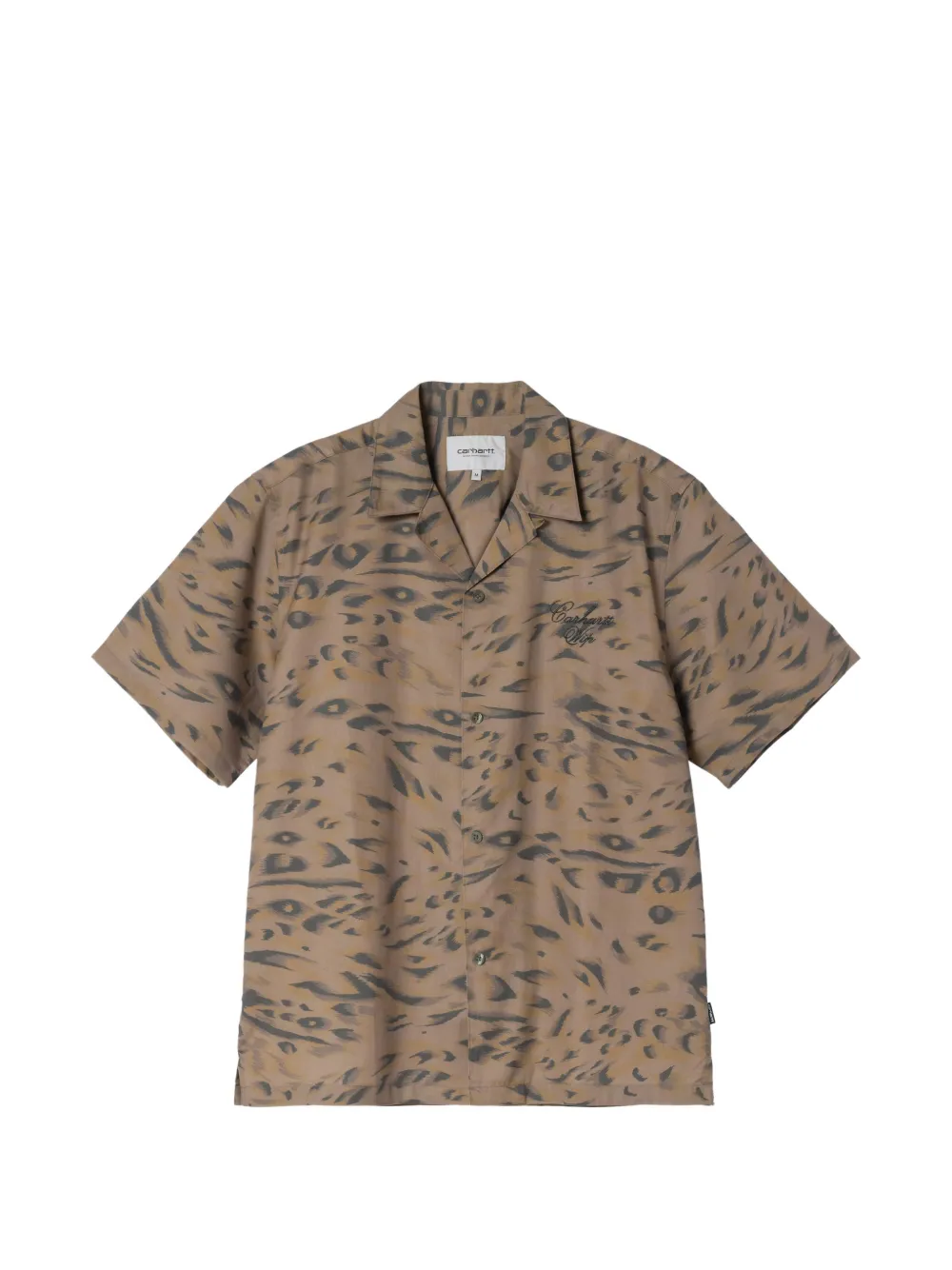 Carhartt WIP Travon duck-feather-print shirt - Nude