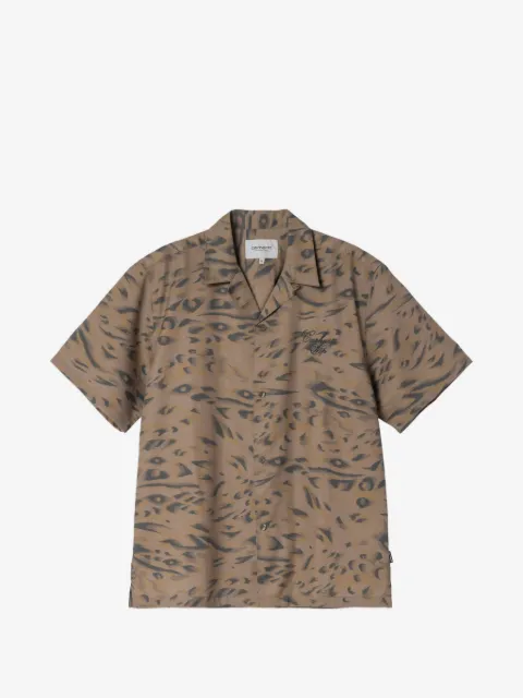 Carhartt WIP Travon duck-feather-print shirt